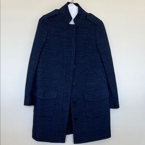 Chic Navy Blue Coat